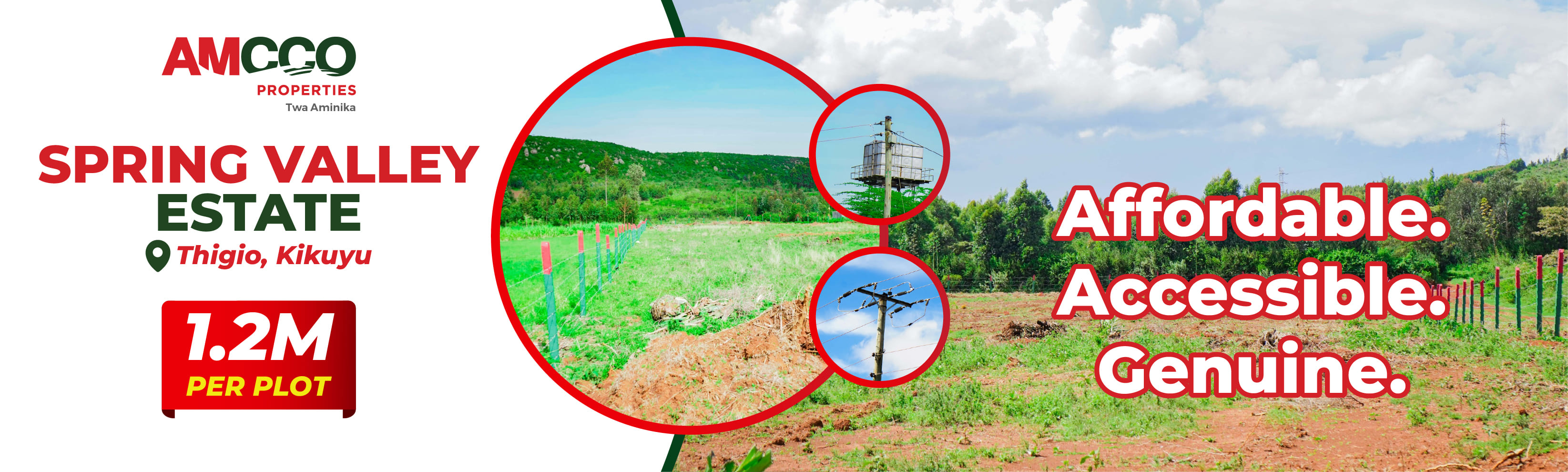Affordable plots for sale in Nairobi, Kikuyu, Ngong.